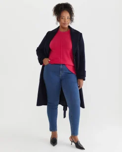 New Sportscraft Jackie High Waist Skinny Jean in Mid Wash MidWash