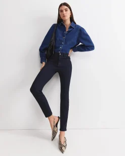 New Sportscraft Jackie High Waist Skinny Jean in Dark Wash DarkWash