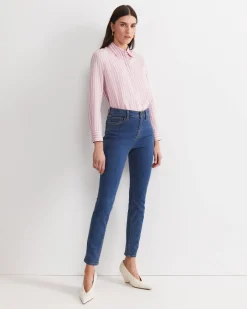 Clearance Sportscraft Jackie High Waist Skinny Jean in Mid Wash MidWash