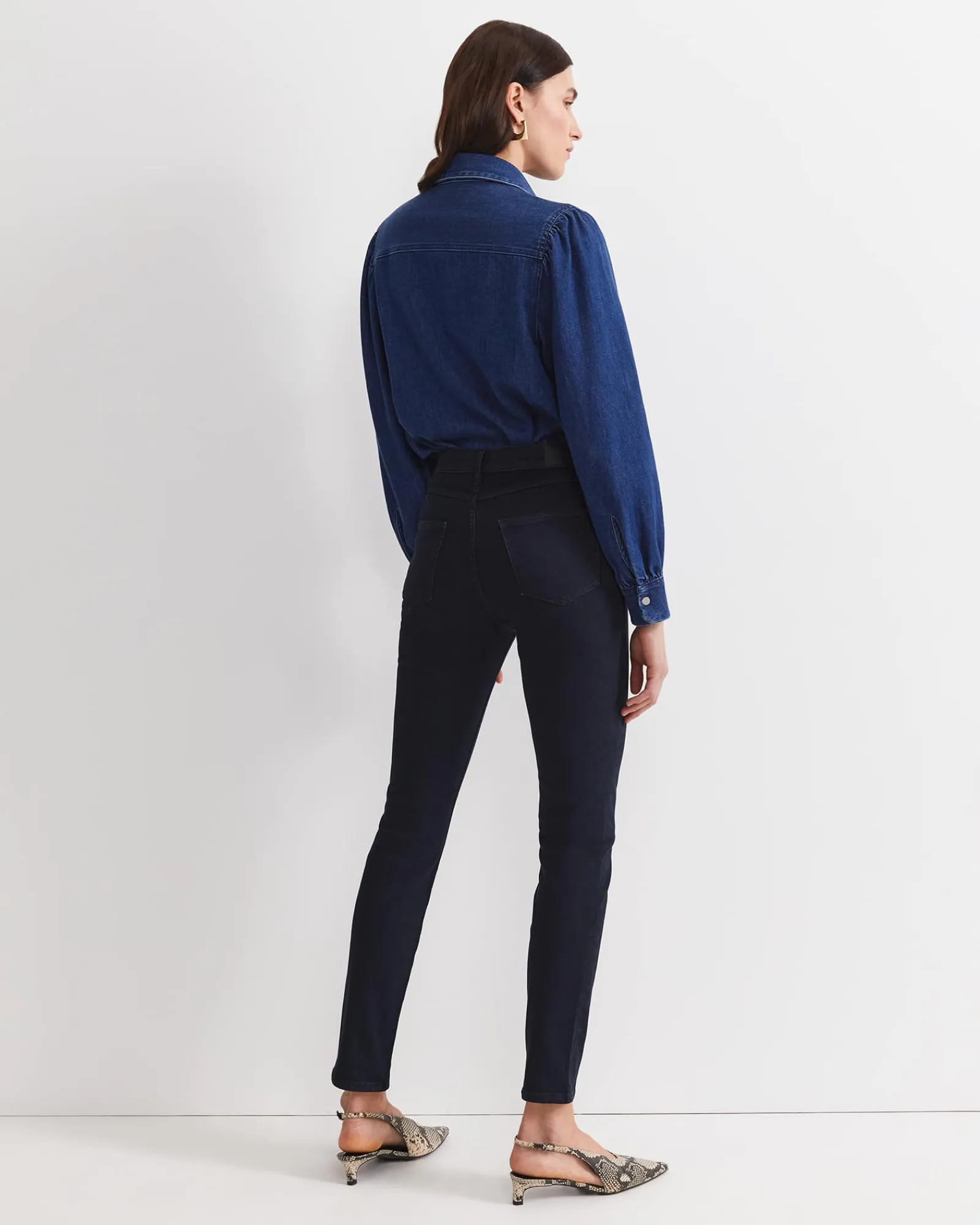 New Sportscraft Jackie High Waist Skinny Jean in Dark Wash DarkWash