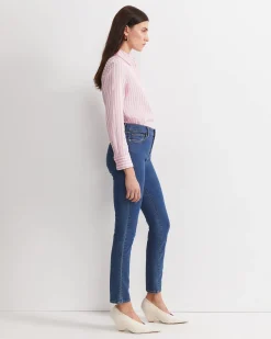 Clearance Sportscraft Jackie High Waist Skinny Jean in Mid Wash MidWash