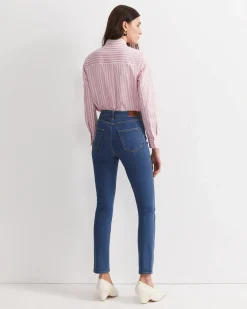 Clearance Sportscraft Jackie High Waist Skinny Jean in Mid Wash MidWash