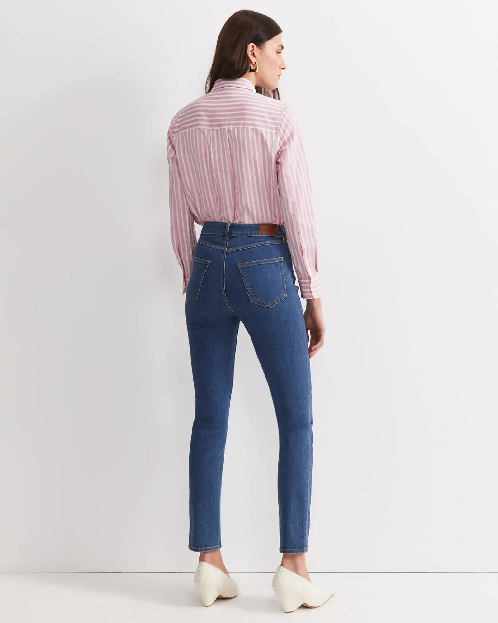 Clearance Sportscraft Jackie High Waist Skinny Jean in Mid Wash MidWash