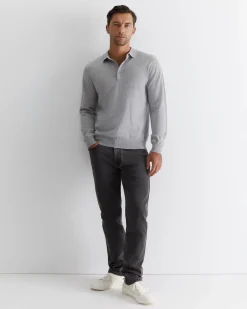 Online Sportscraft Jackson Slim Jean in Dark Grey DarkGrey