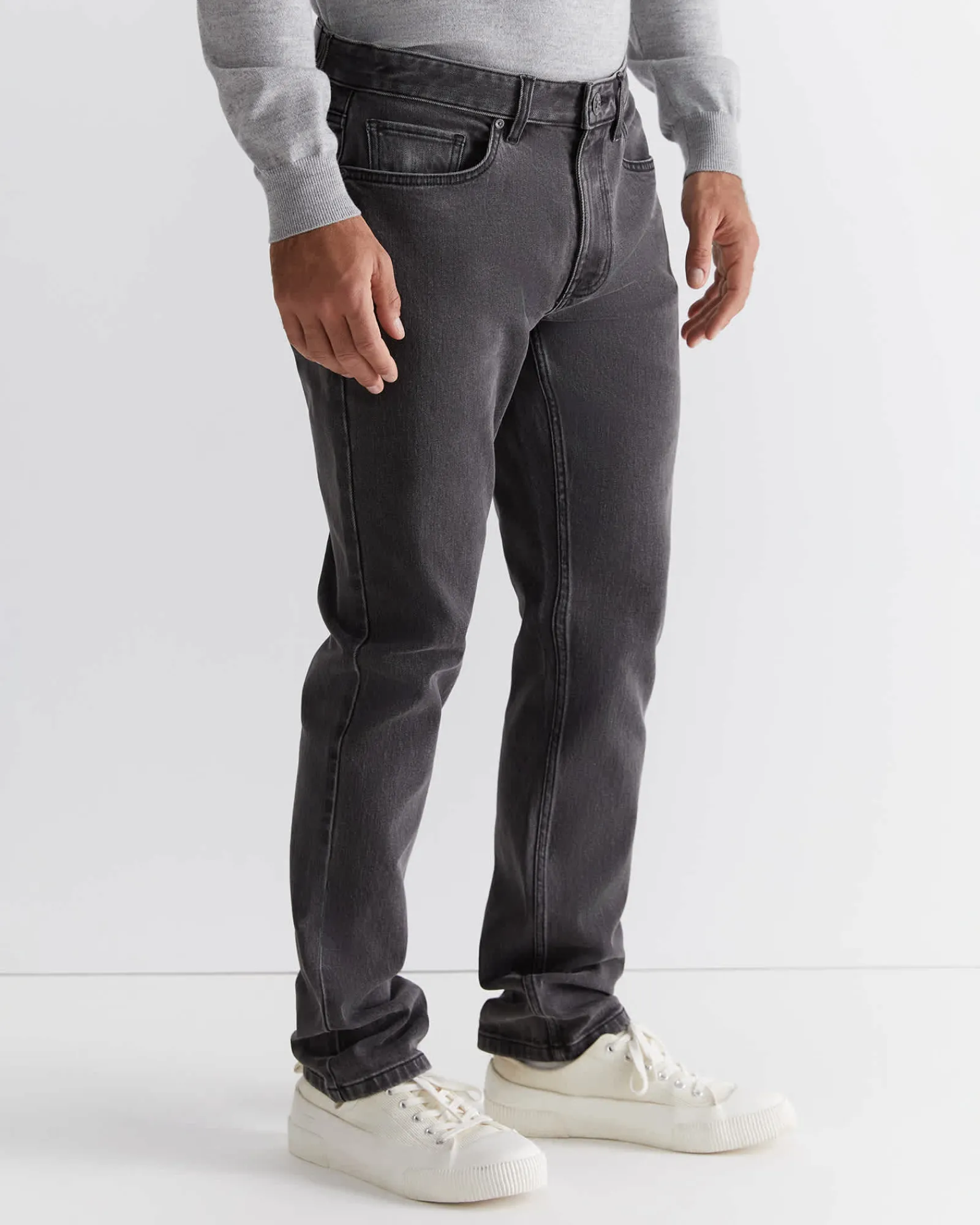 Online Sportscraft Jackson Slim Jean in Dark Grey DarkGrey