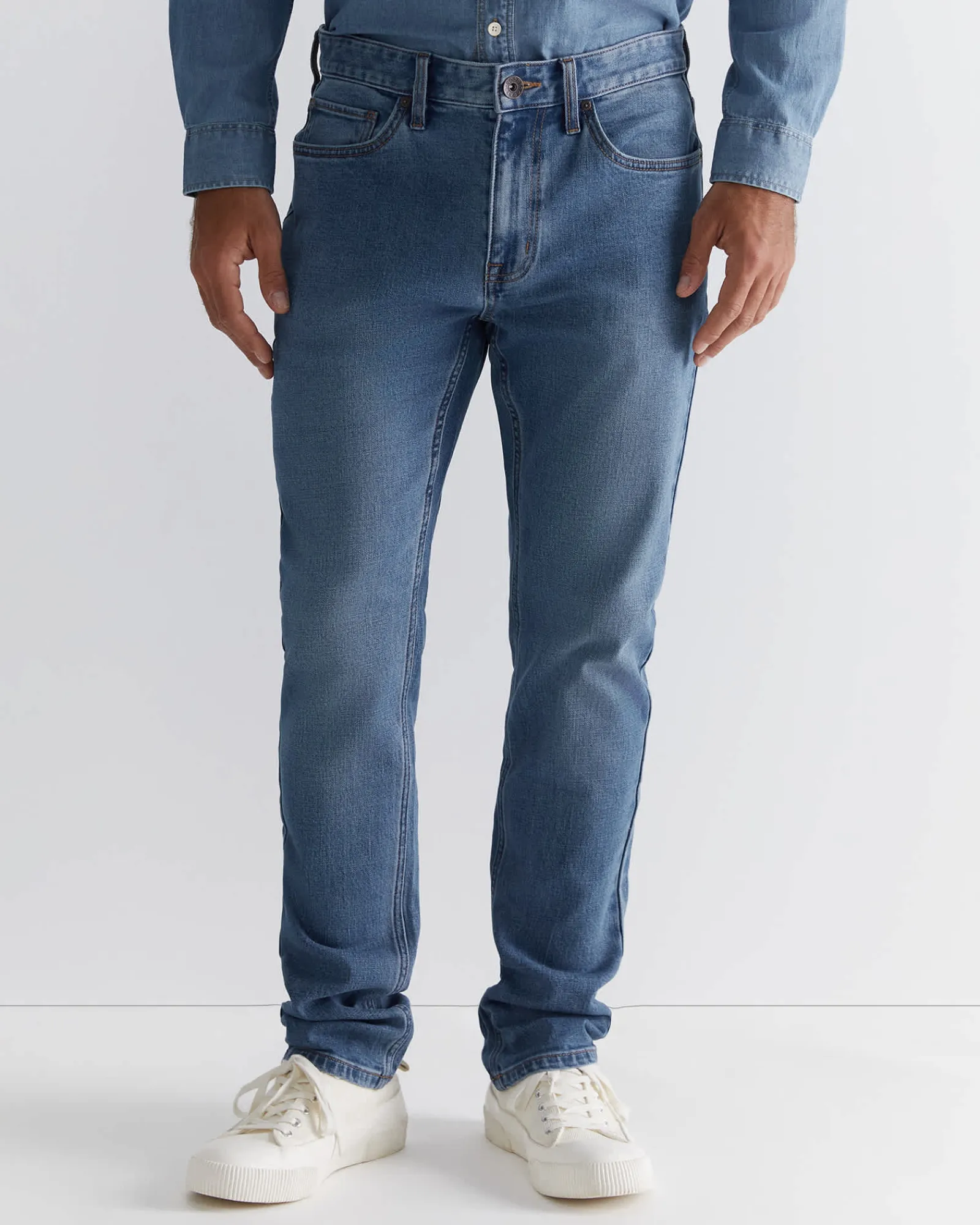 Best Sportscraft Jackson Slim Jean in Light Blue Wash LightBlueWash