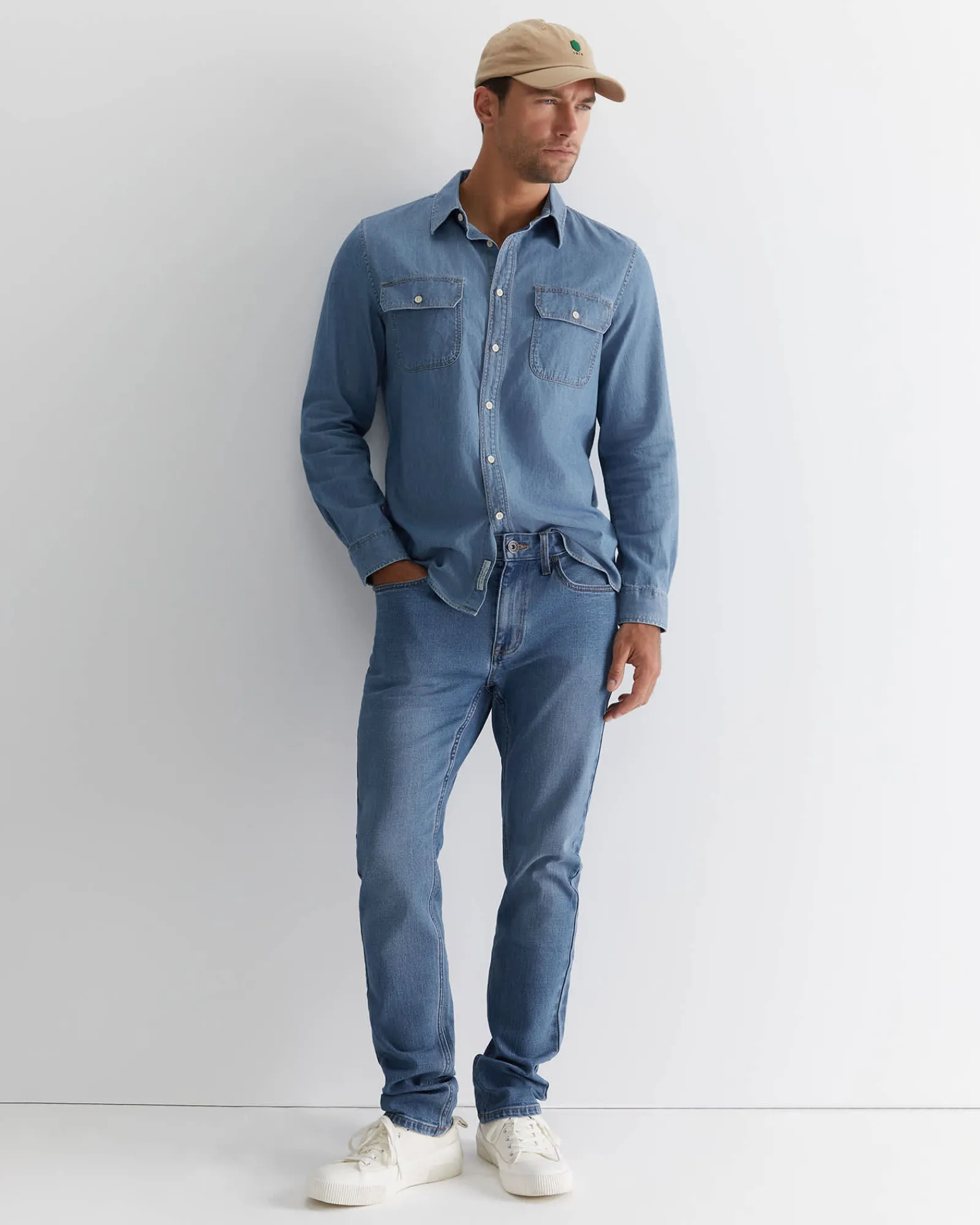 Best Sportscraft Jackson Slim Jean in Light Blue Wash LightBlueWash