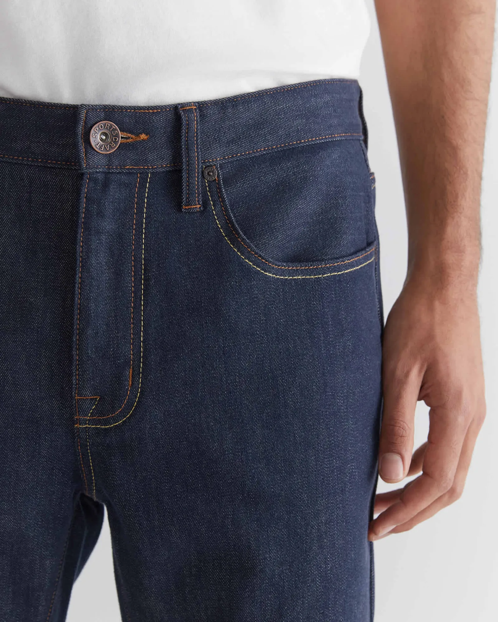Discount Sportscraft Jackson Slim Jean in Raw Indigo RawIndigo