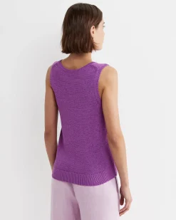 Online Sportscraft Josie Tape Yarn Singlet in Hydrangea