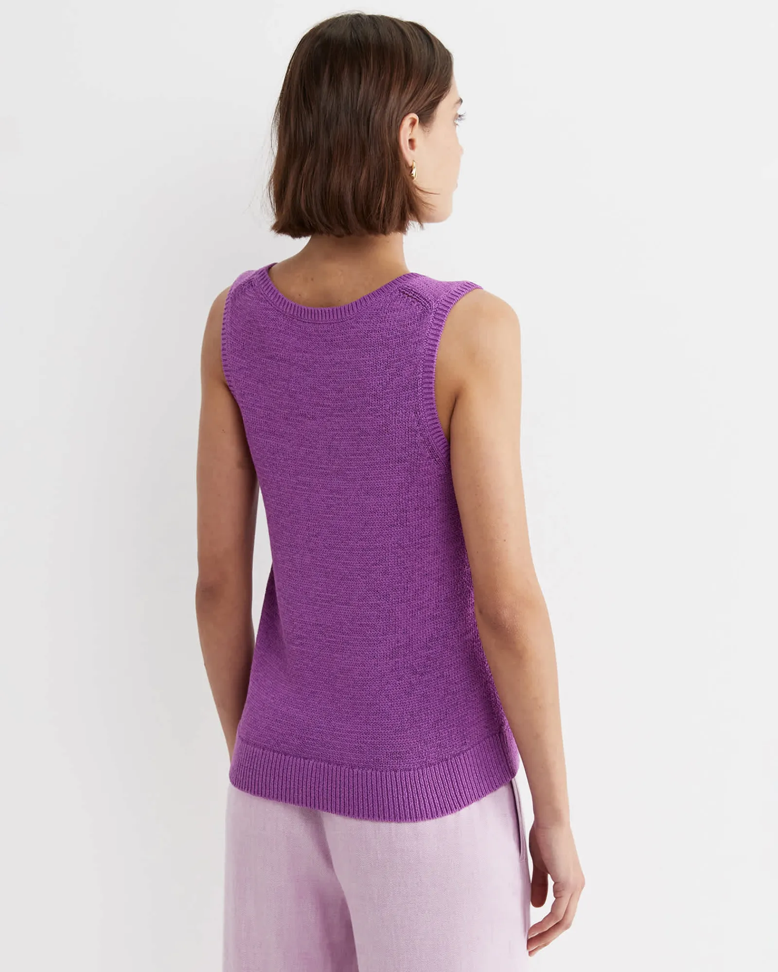 Online Sportscraft Josie Tape Yarn Singlet in Hydrangea