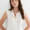 Online Sportscraft Josie Tape Yarn Vest in White