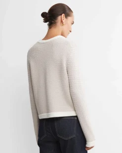 Hot Sportscraft Joyce Merino Wool Cardigan in Chalk