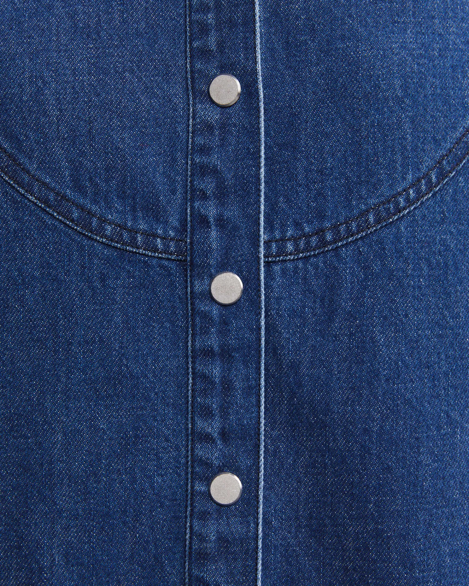 Best Sportscraft Kali Long Sleeve Denim Blouse in Denim Mid Wash DenimMidWash