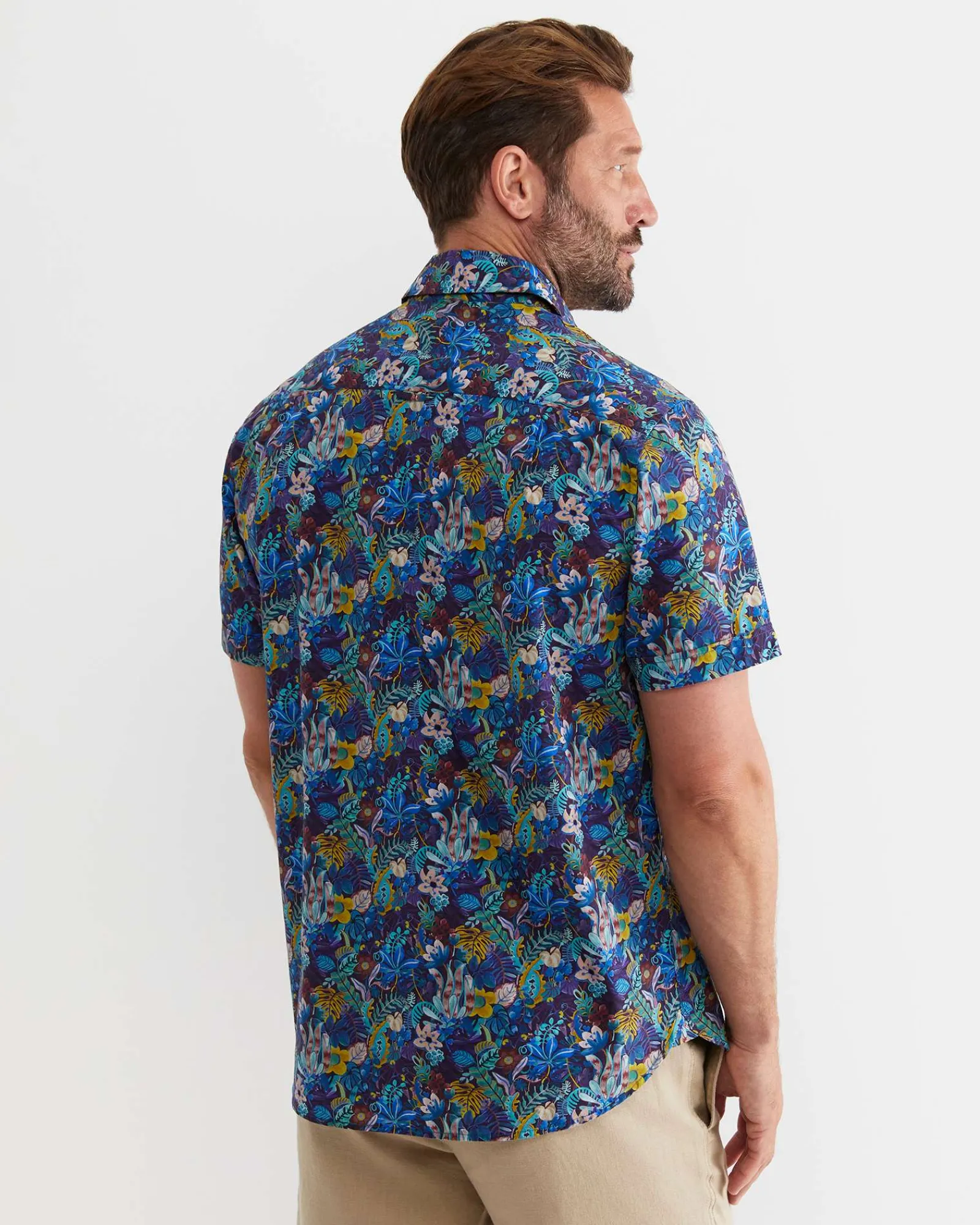Fashion Sportscraft Kip Short Sleeve Liberty Shirt in Multi