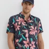 New Sportscraft Lane Print Shirt in Green