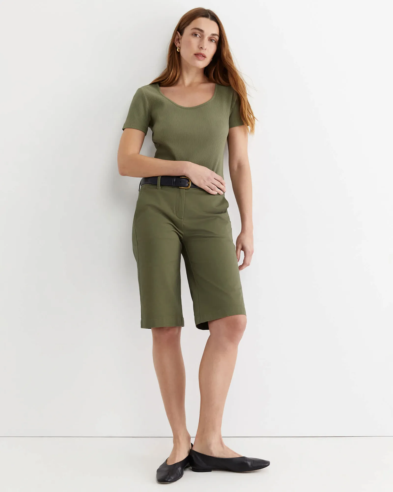 Hot Sportscraft Laura Chino Short in Khaki