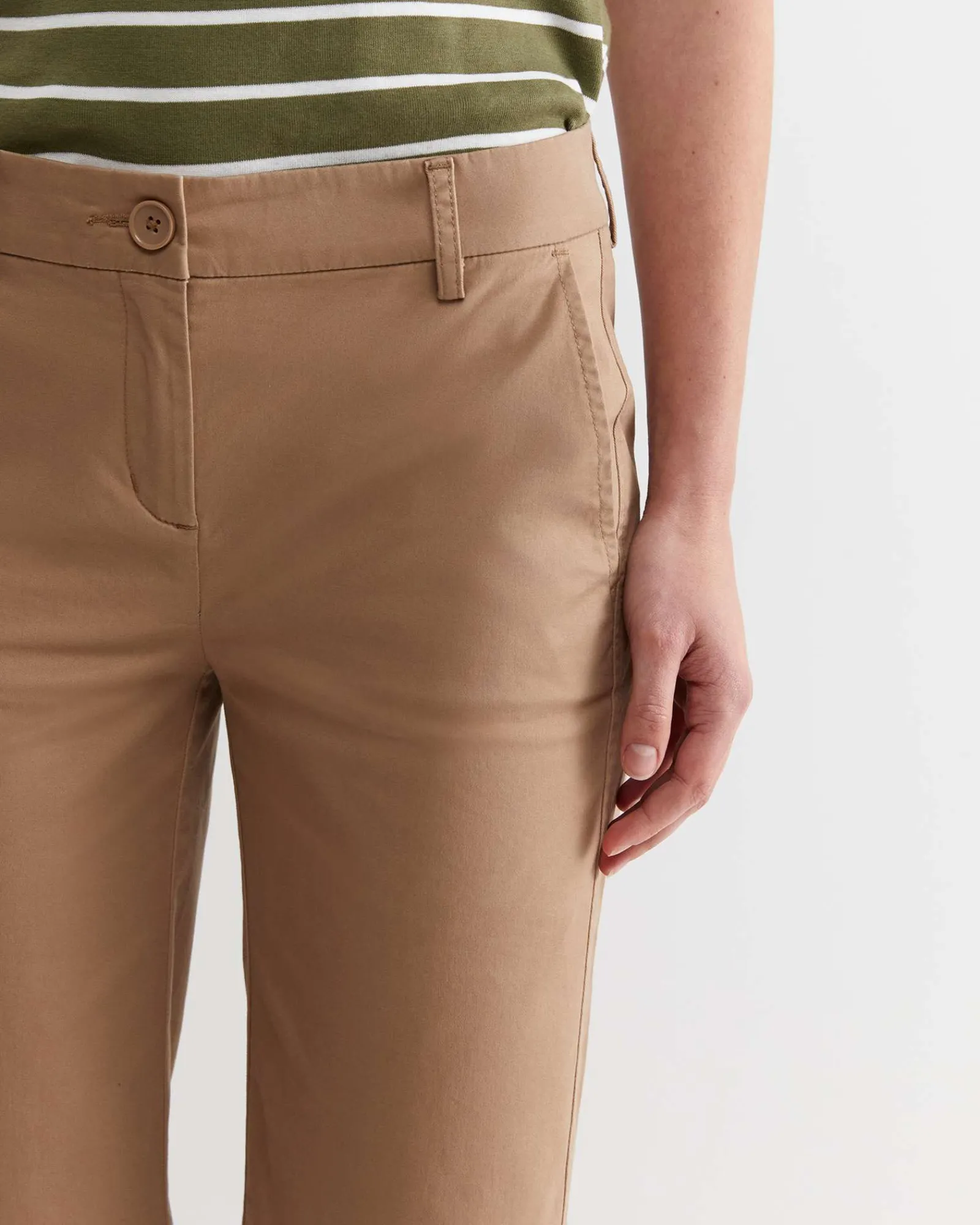 Clearance Sportscraft Laura Chino Short in Tan