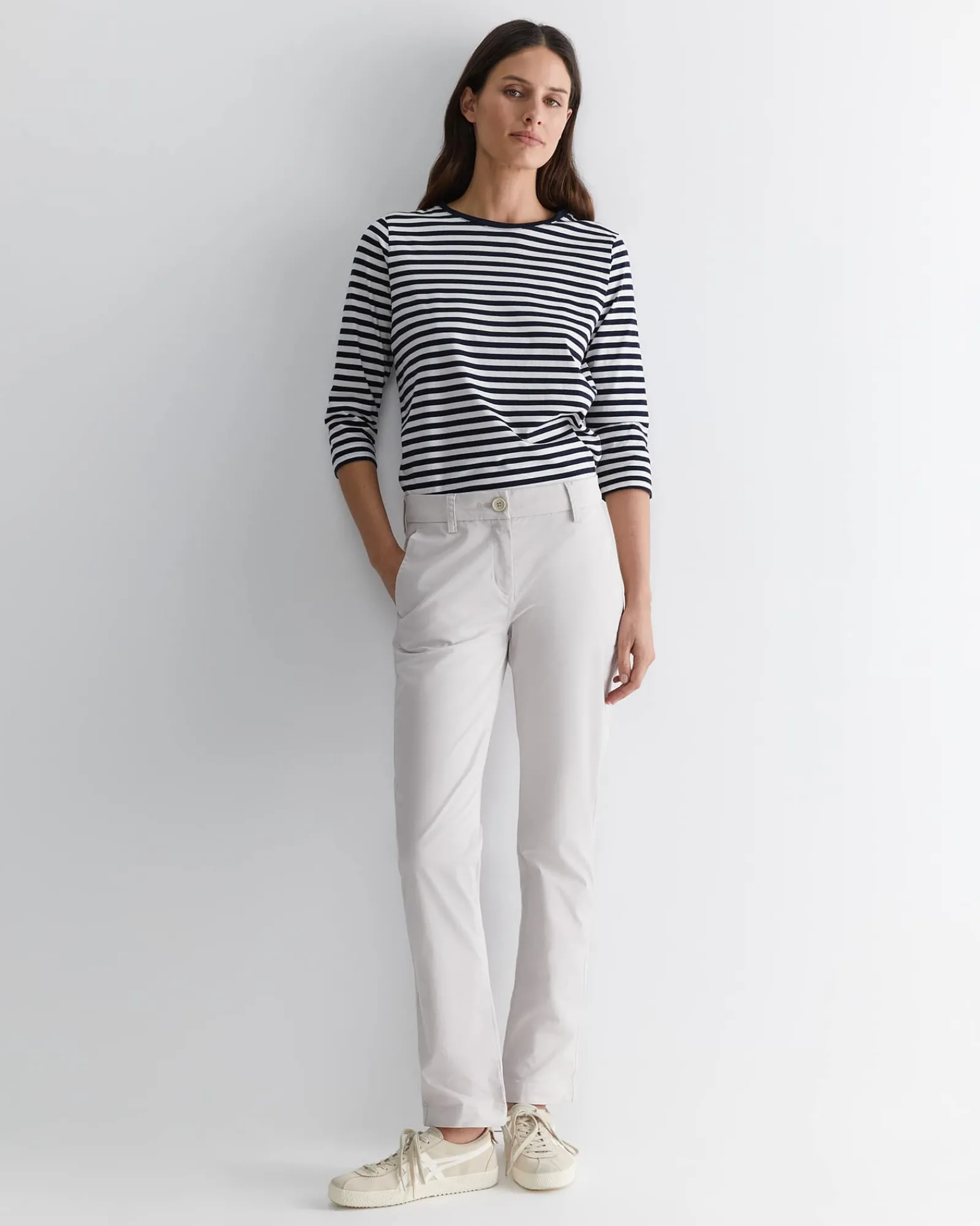 Discount Sportscraft Laura Relaxed Chino in Bone