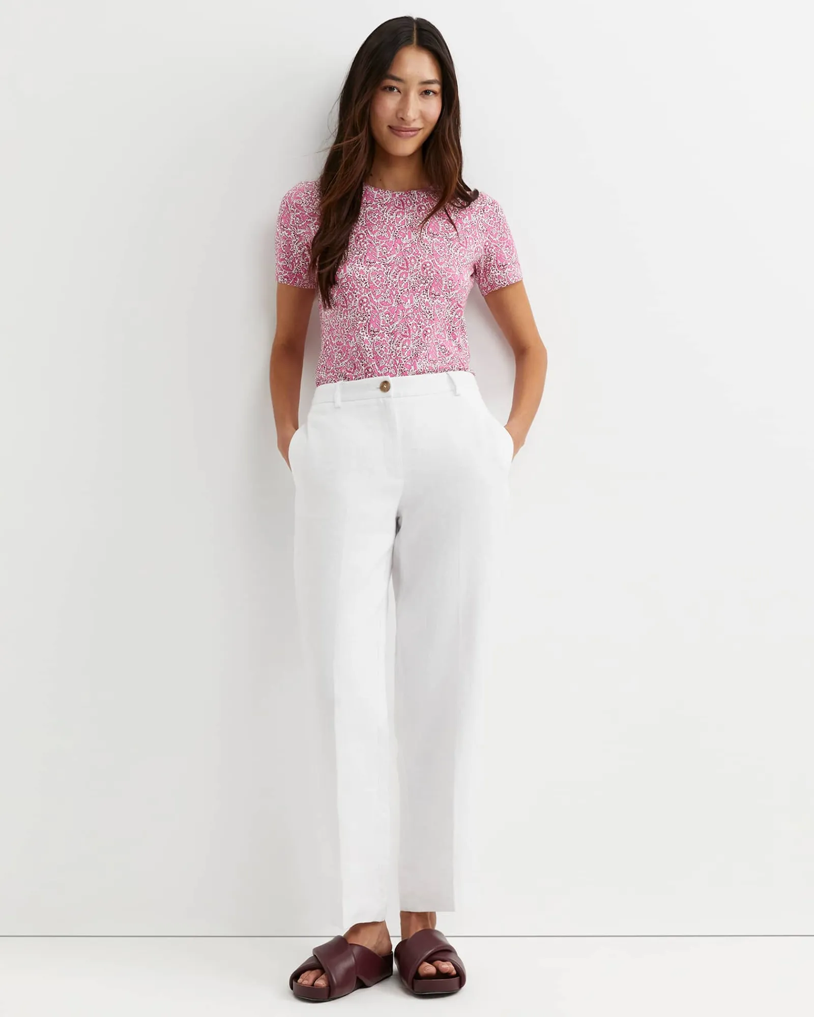 Online Sportscraft Laurel Short Sleeve Liberty Tee in Pink Multi PinkMulti