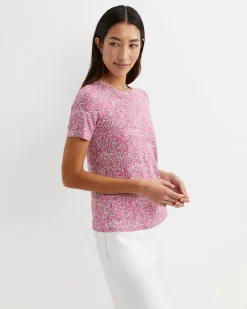 Online Sportscraft Laurel Short Sleeve Liberty Tee in Pink Multi PinkMulti