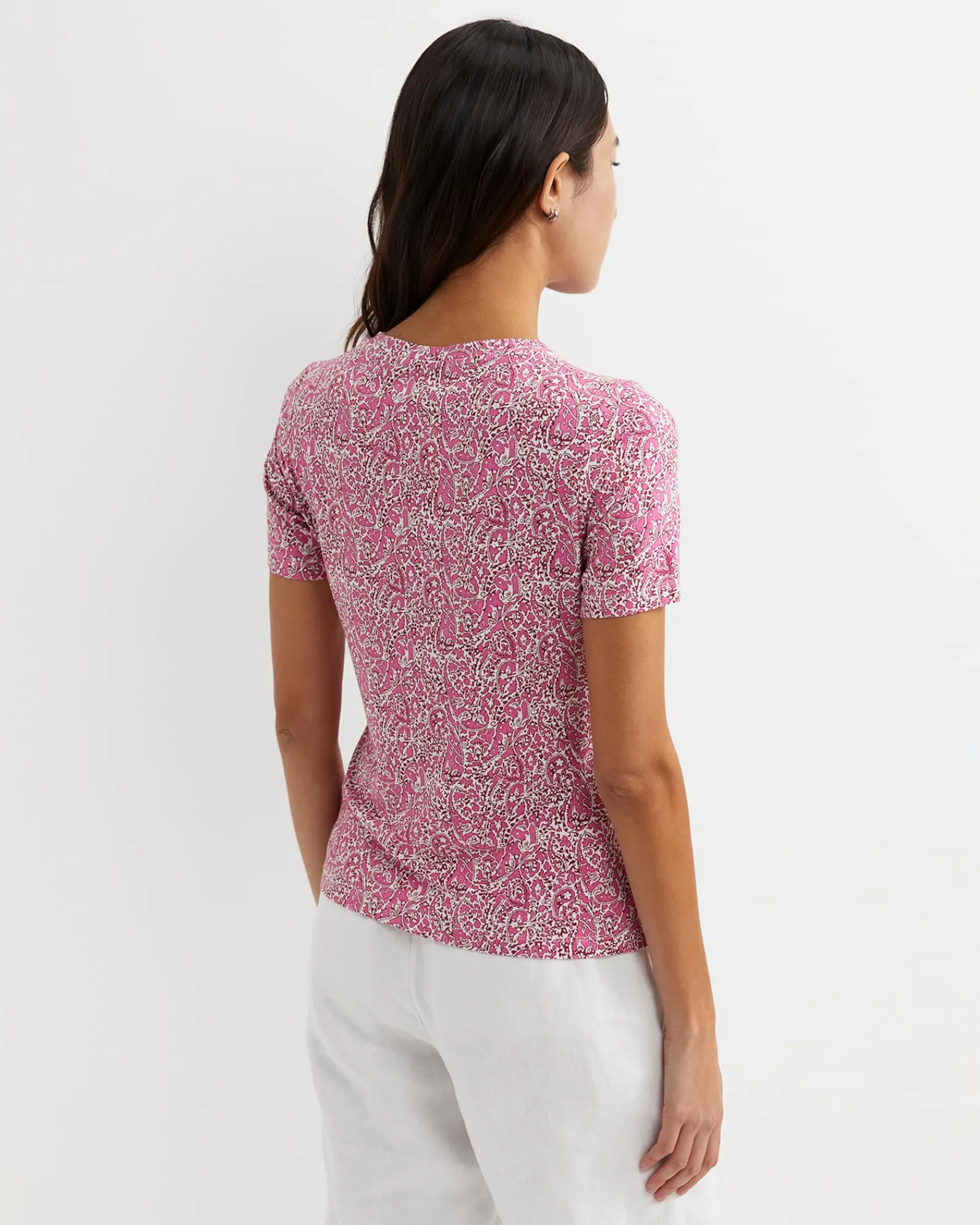 Online Sportscraft Laurel Short Sleeve Liberty Tee in Pink Multi PinkMulti