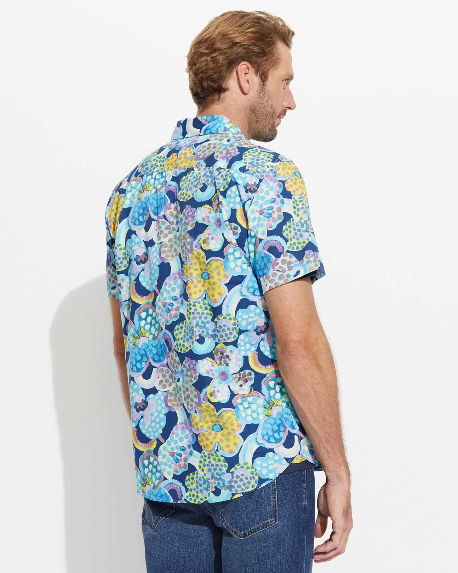 Discount Sportscraft Lee Liberty Regular Shirt in Navy Multi NavyMulti