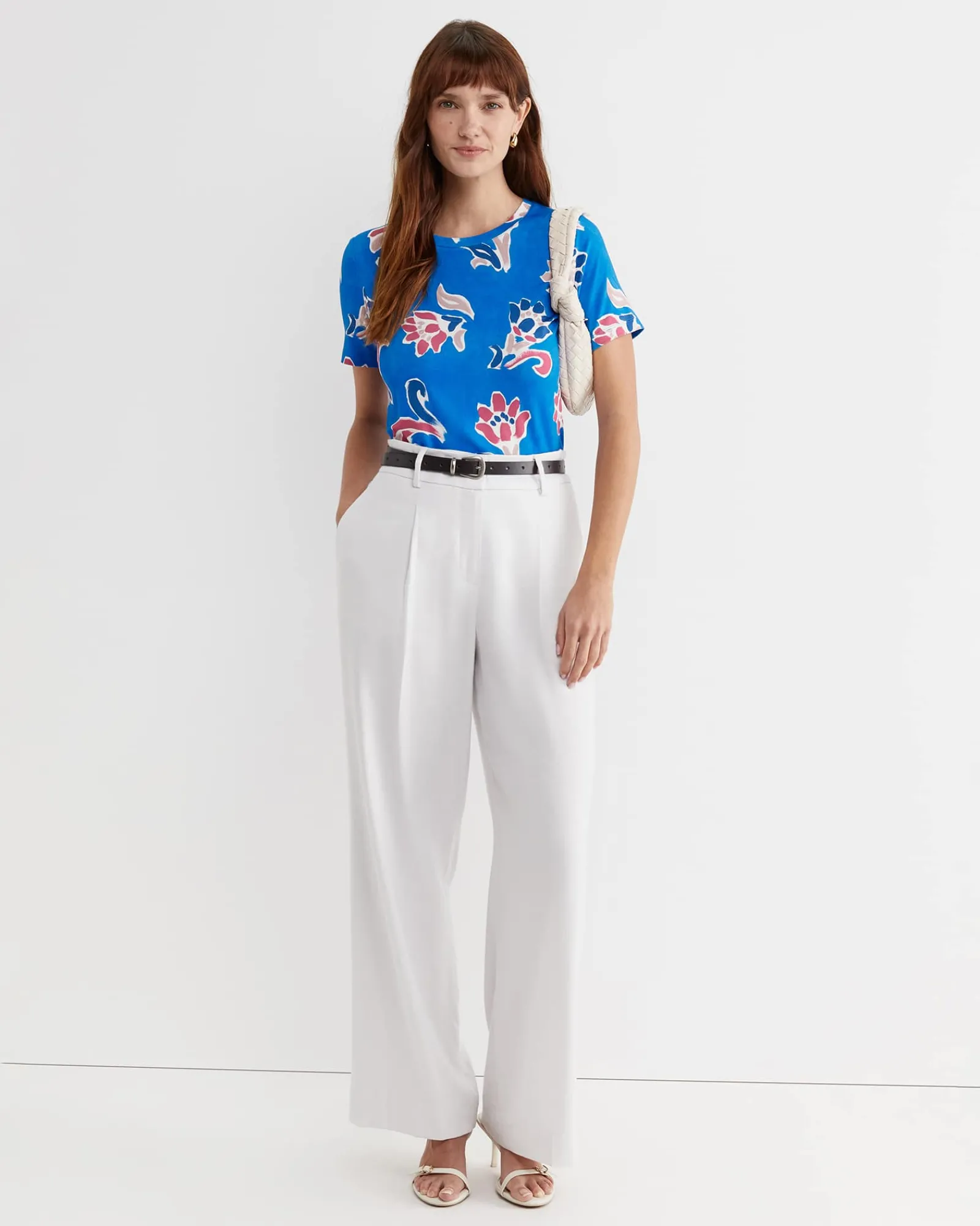 Hot Sportscraft Leighton Liberty Tee in Blue Multi BlueMulti
