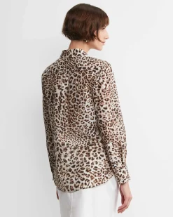 Outlet Sportscraft Leo Cotton Silk Shirt in Multi