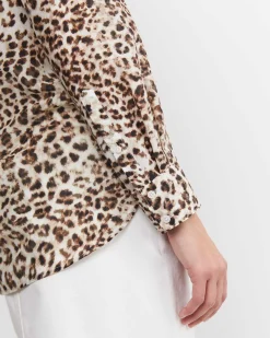 Outlet Sportscraft Leo Cotton Silk Shirt in Multi