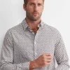 Fashion Sportscraft Leo Liberty Long Sleeve Shirt in Whitemulti White/multi