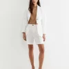 Discount Sportscraft Lilou Linen Short in White