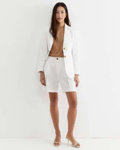 Discount Sportscraft Lilou Linen Short in White
