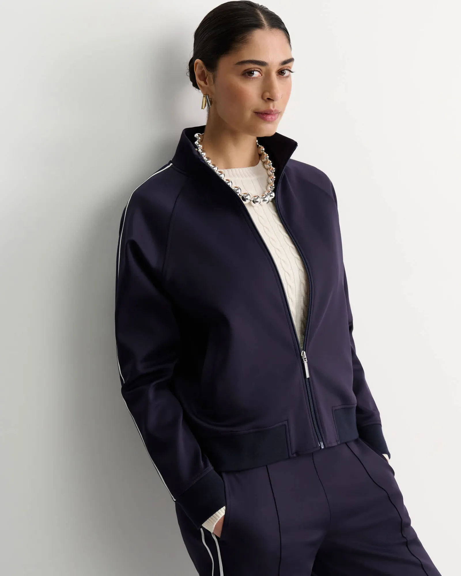 Outlet Sportscraft Lina Track Jacket in Navy Multi NavyMulti