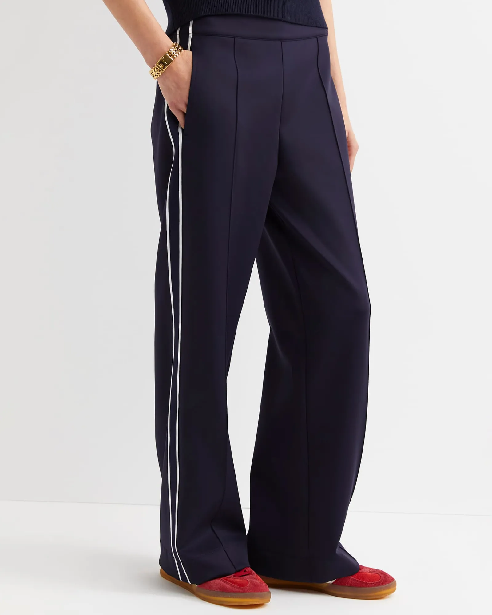 Online Sportscraft Lina Track Pant in Navy Multi NavyMulti