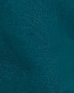 Clearance Sportscraft Long Sleeve Linen Shirt in Dark Teal DarkTeal