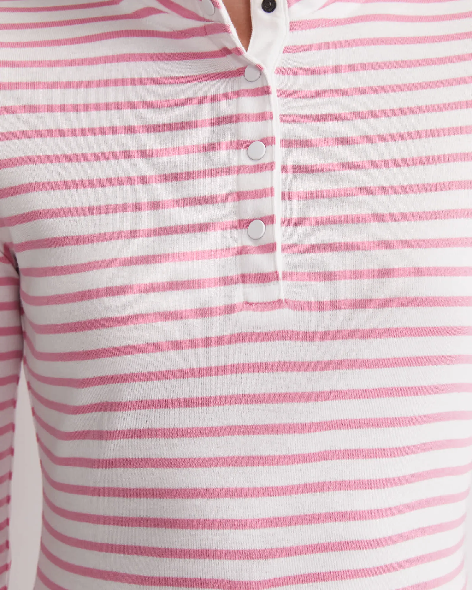 Discount Sportscraft Lucy Snap Funnel Neck Top in Whitepink White/pink