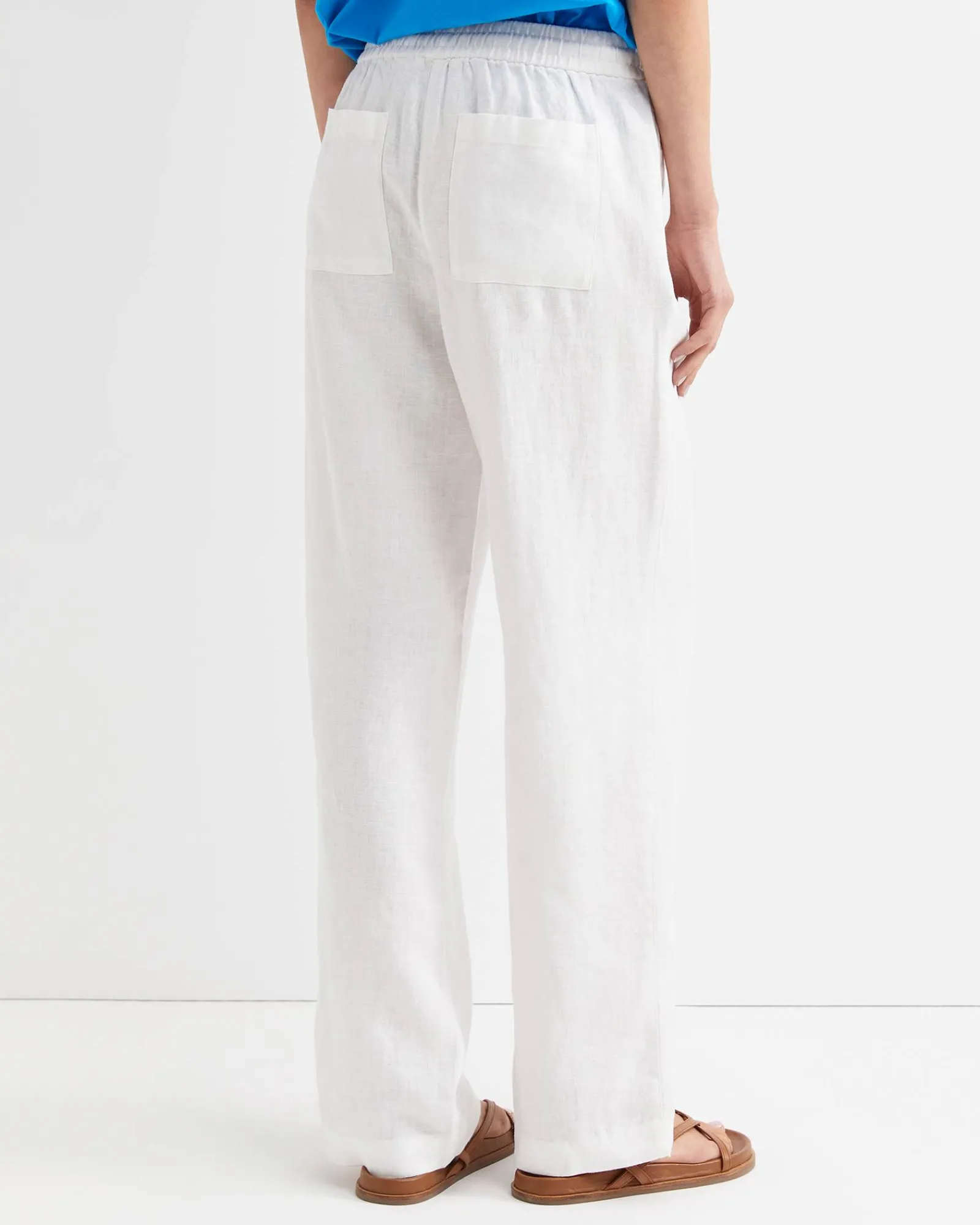 Outlet Sportscraft Lulu Drawcord Pant in White