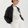 Sale Sportscraft Lulu Leather Jacket in Black