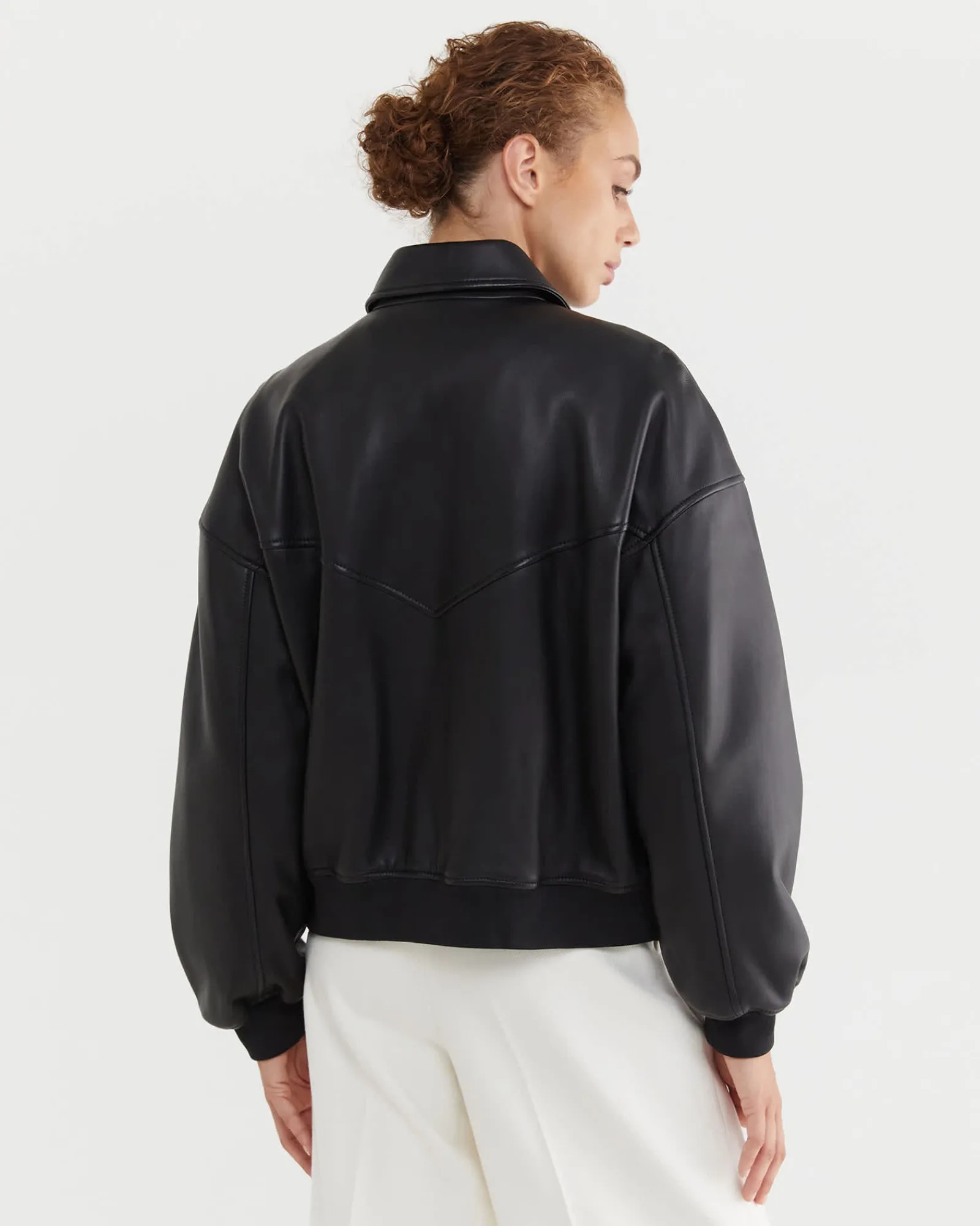 Sale Sportscraft Lulu Leather Jacket in Black