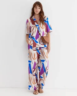 Outlet Sportscraft Marie Short Sleeve Shirt in Multi