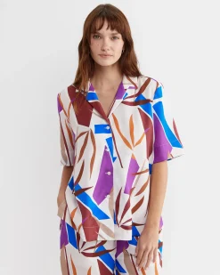 Outlet Sportscraft Marie Short Sleeve Shirt in Multi