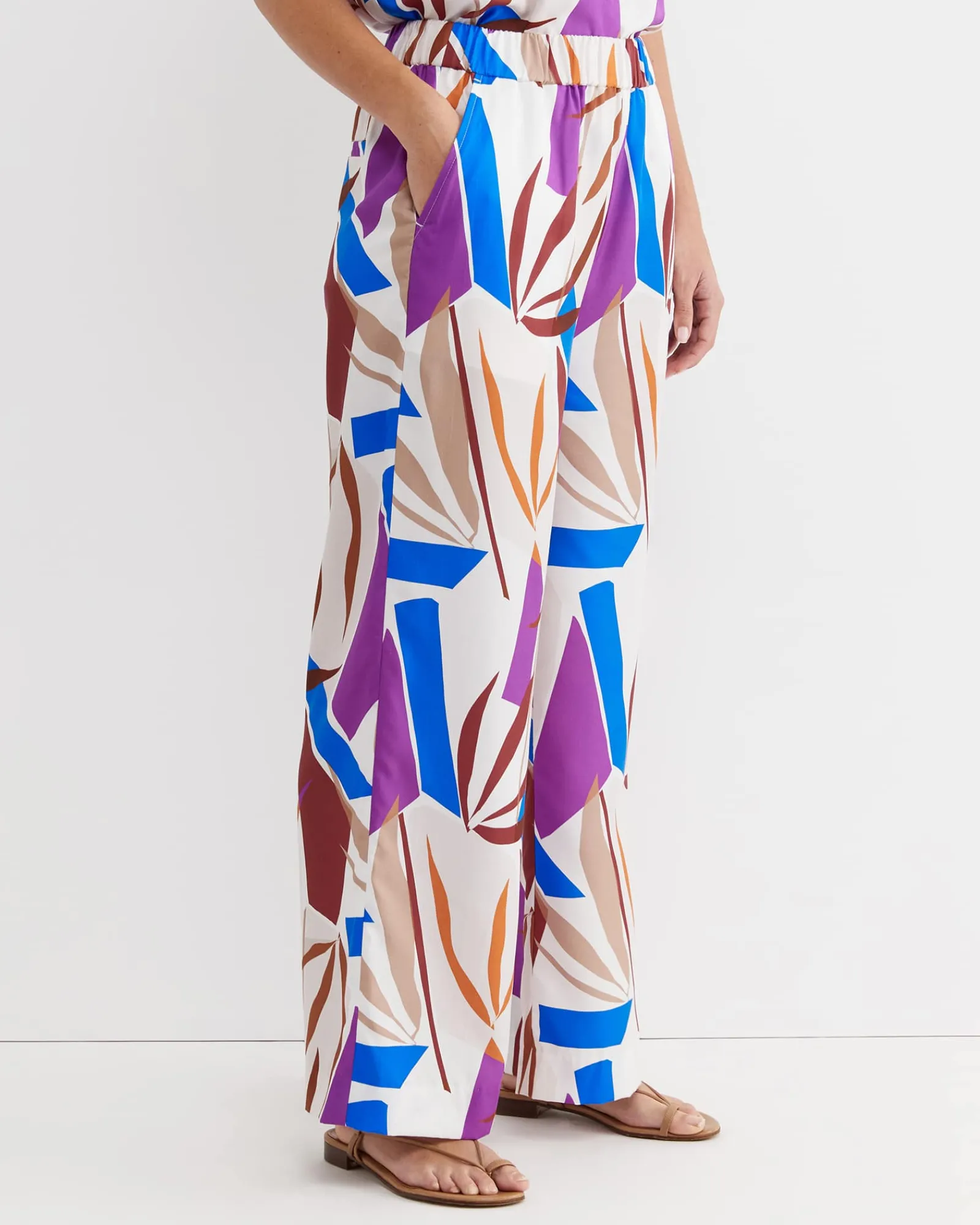 Clearance Sportscraft Marie Wide Leg Pant in Multi
