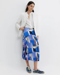 Discount Sportscraft Martine Pleat Skirt in Multi