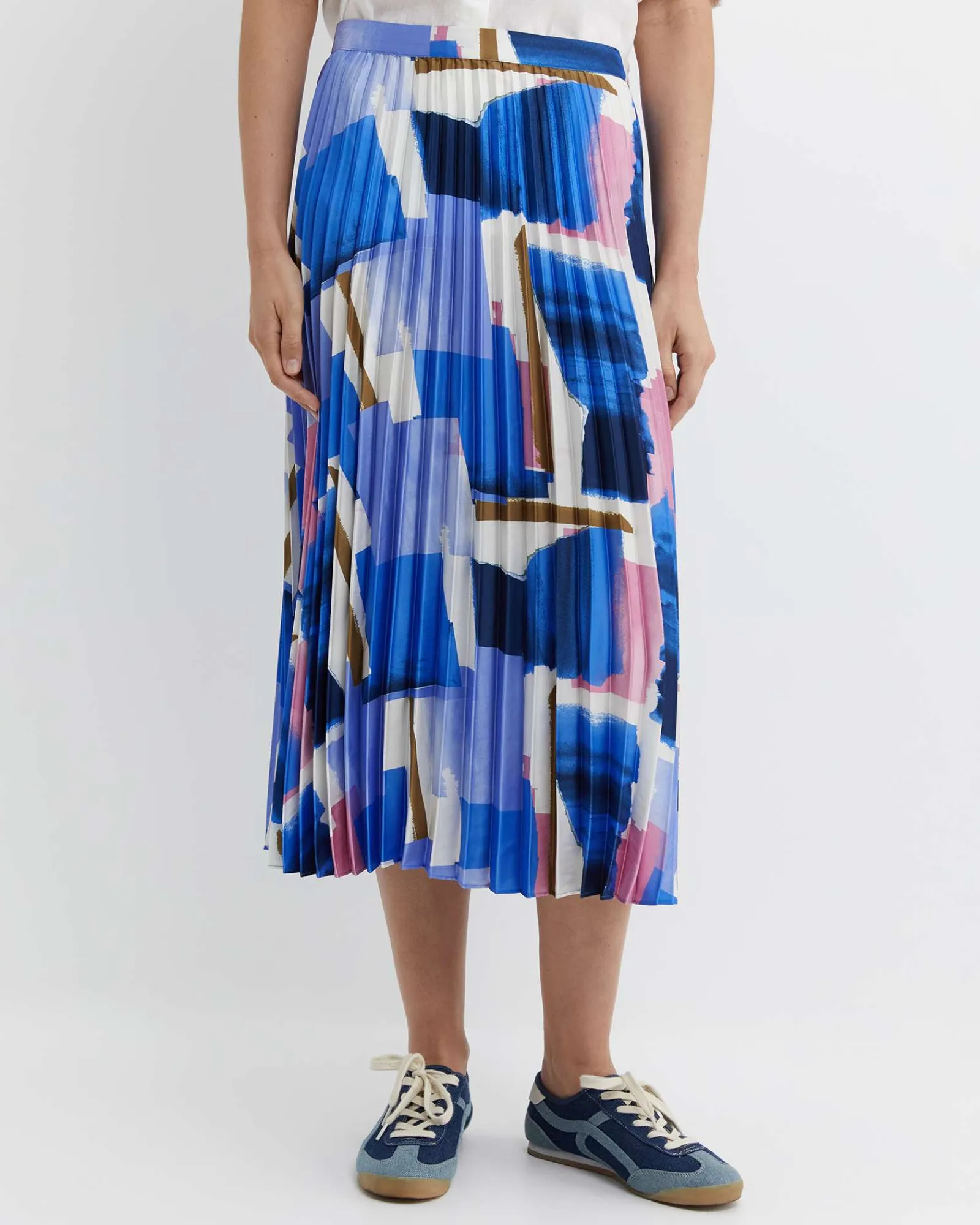 Discount Sportscraft Martine Pleat Skirt in Multi