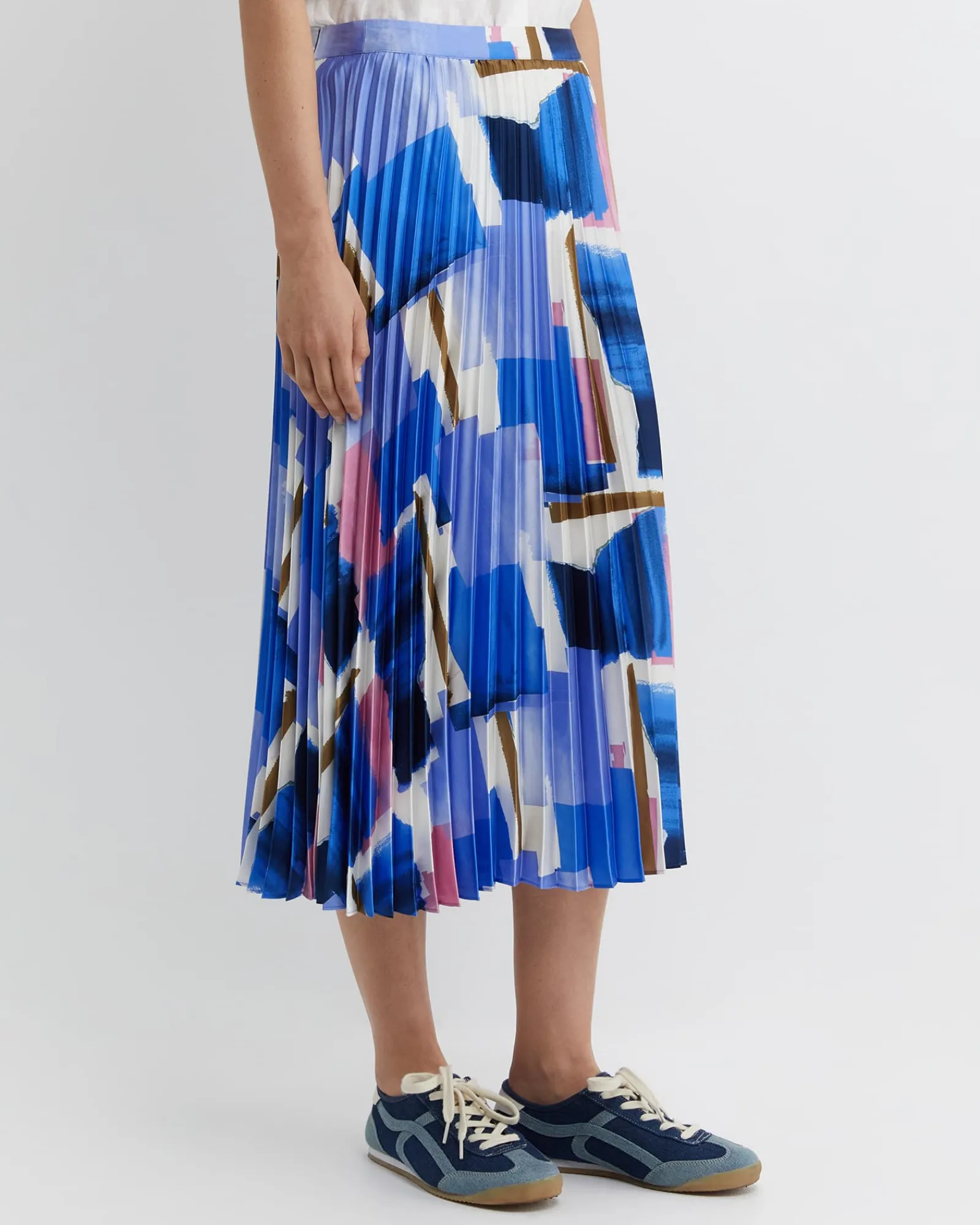 Discount Sportscraft Martine Pleat Skirt in Multi