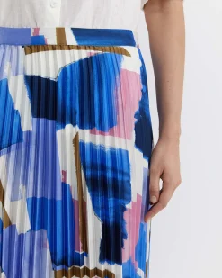 Discount Sportscraft Martine Pleat Skirt in Multi