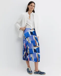 Discount Sportscraft Martine Pleat Skirt in Multi
