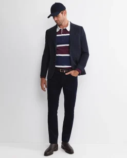 Hot Sportscraft Max Washed Wool Item Jacket in Navy