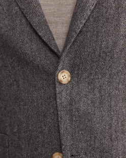 Sale Sportscraft Max Washed Wool Item Jacket in Dark Charcoal DarkCharcoal