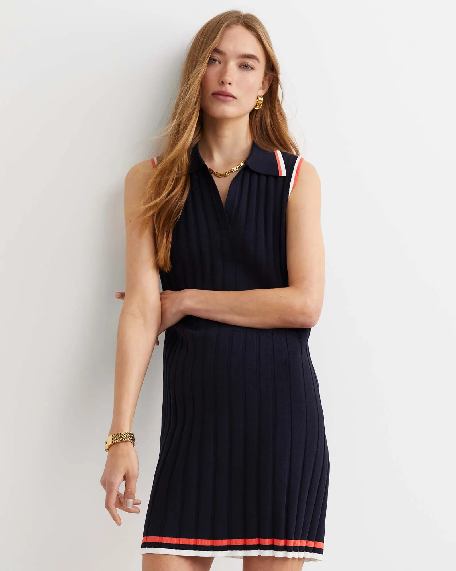 Hot Sportscraft Maxine Milano Tennis Dress in Navy